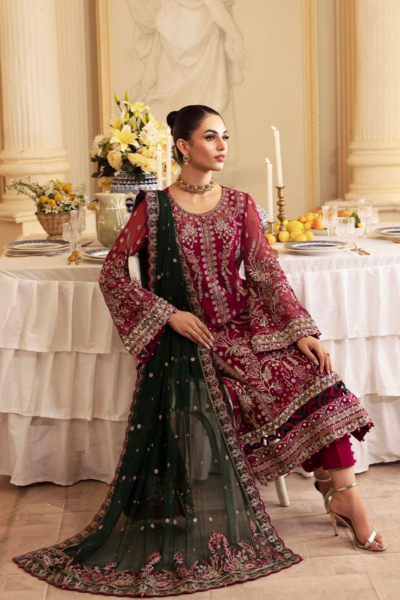 Gulaal | Embroidered Chiffon 24 | Blanca - House Of Hania
