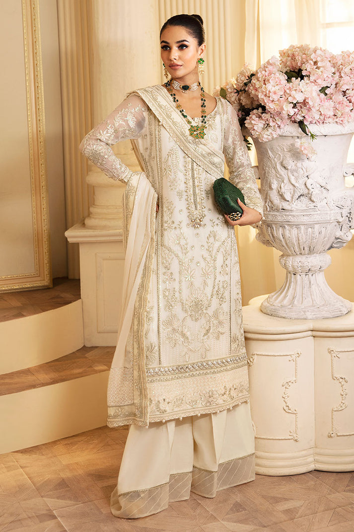 Gulaal | Embroidered Chiffon 24 | Delphine - House Of Hania