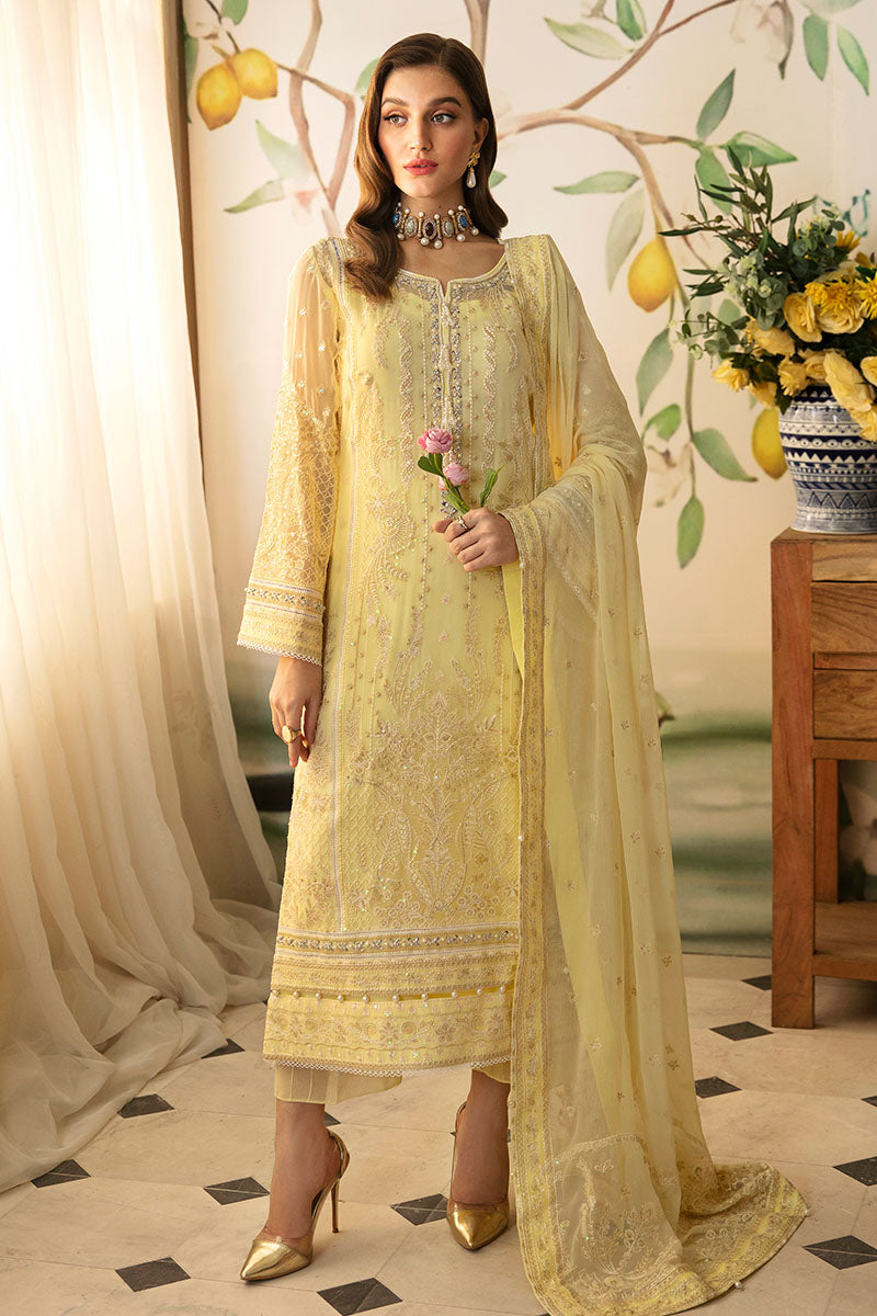 Gulaal | Embroidered Chiffon 24 | Estrella - House Of Hania