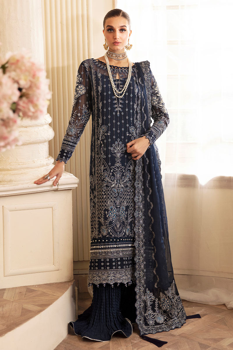 Gulaal | Embroidered Chiffon 24 | Evara - House Of Hania