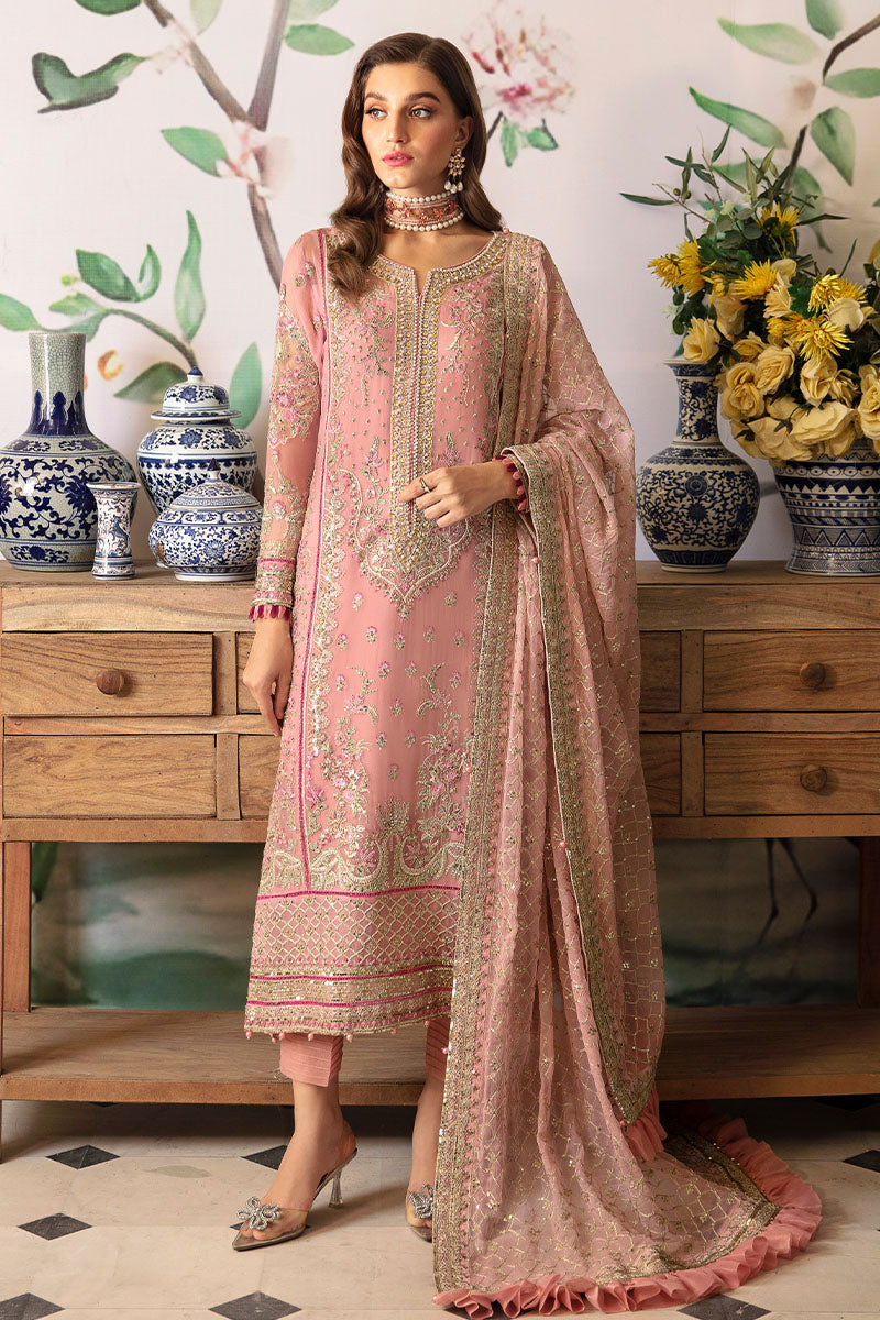 Gulaal | Embroidered Chiffon 24 | Viviana - House Of Hania