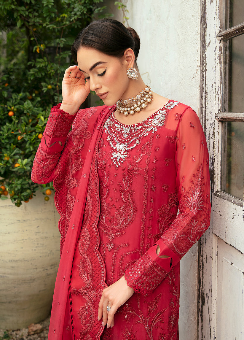 Gulaal | Embroidered Chiffon Eid Collection | ULMARIA - House Of Hania