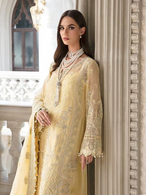 Gulaal | Embroidered Chiffon | SAHAR 04 - House Of Hania