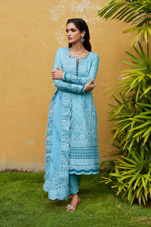 Gulaal | Luxury Lawn 25 | Dhalia - House Of Hania