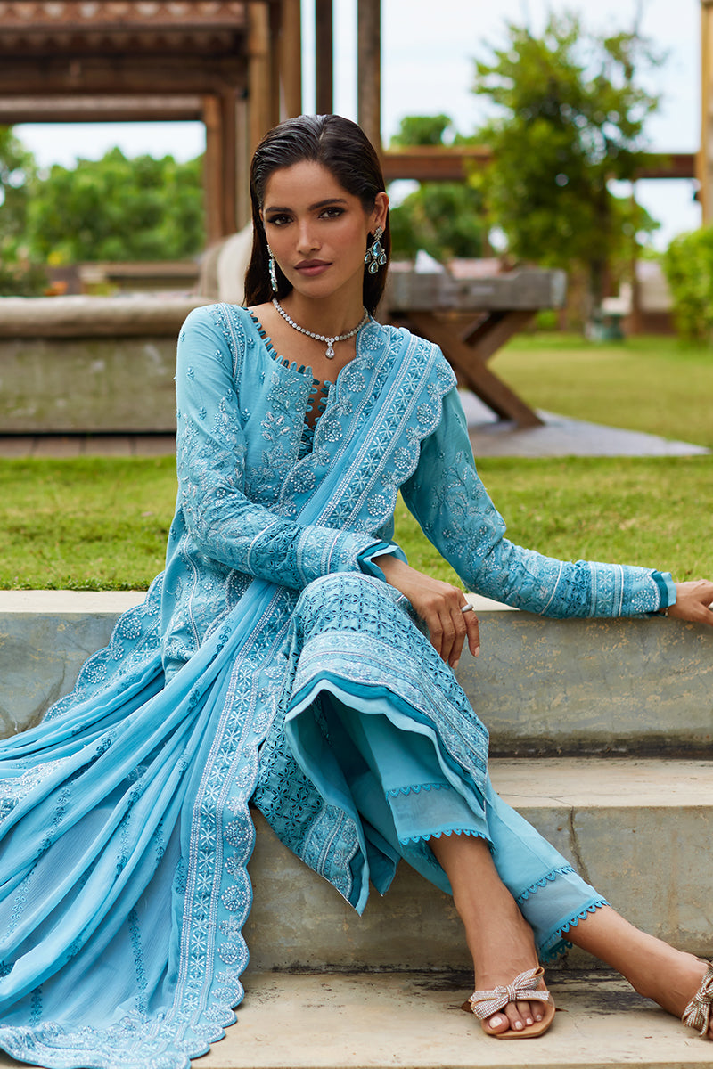 Gulaal | Luxury Lawn 25 | Dhalia - House Of Hania