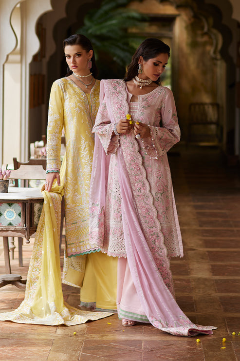 Gulaal | Luxury Lawn 25 | Magnolia - House Of Hania
