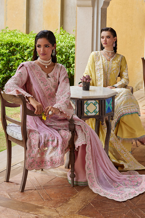 Gulaal | Luxury Lawn 25 | Magnolia - House Of Hania