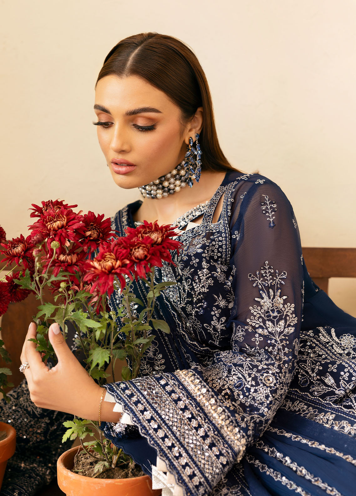 Gulaal | Reverie Embroidered Chiffon | ARISTA - House Of Hania
