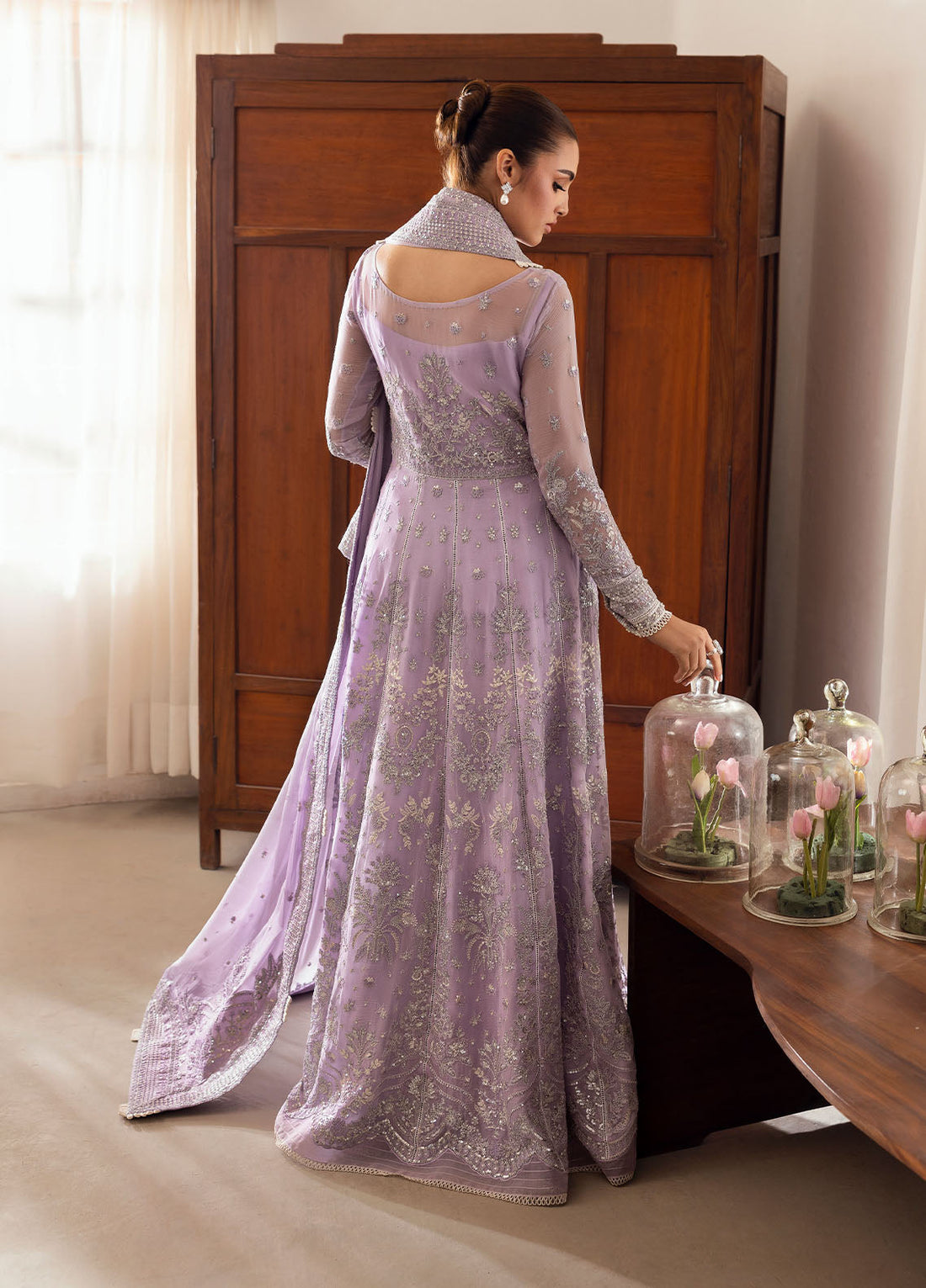 Gulaal | Reverie Embroidered Chiffon | PAREESA - House Of Hania