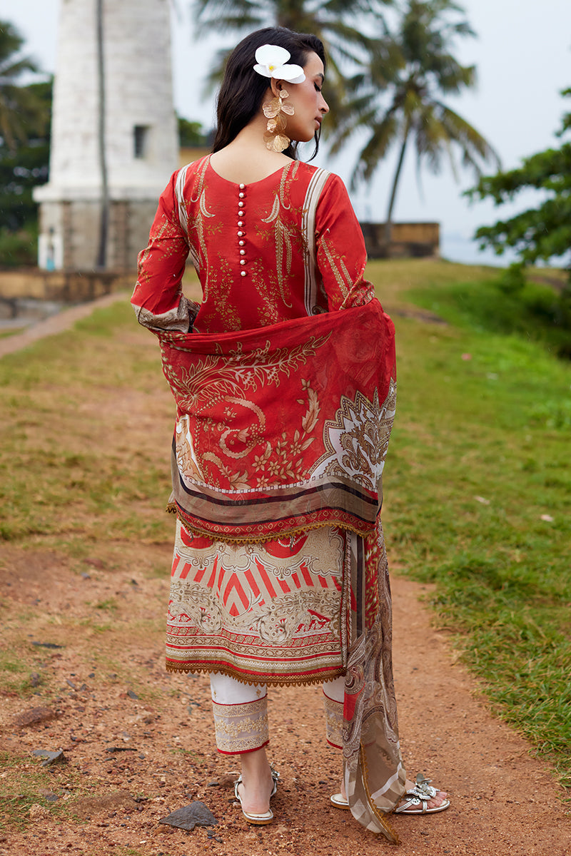 Gulaal | Saffira Lawn 25 | Zhuri - House Of Hania