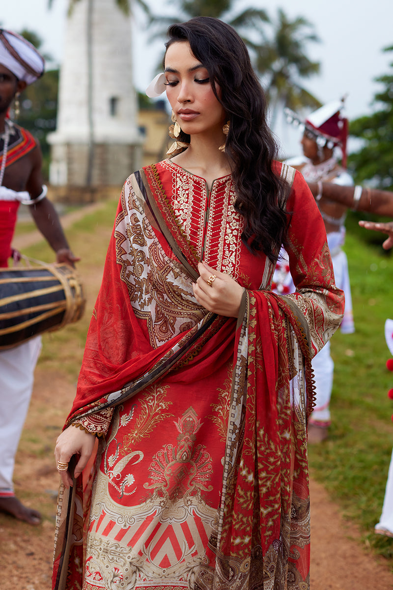 Gulaal | Saffira Lawn 25 | Zhuri - House Of Hania