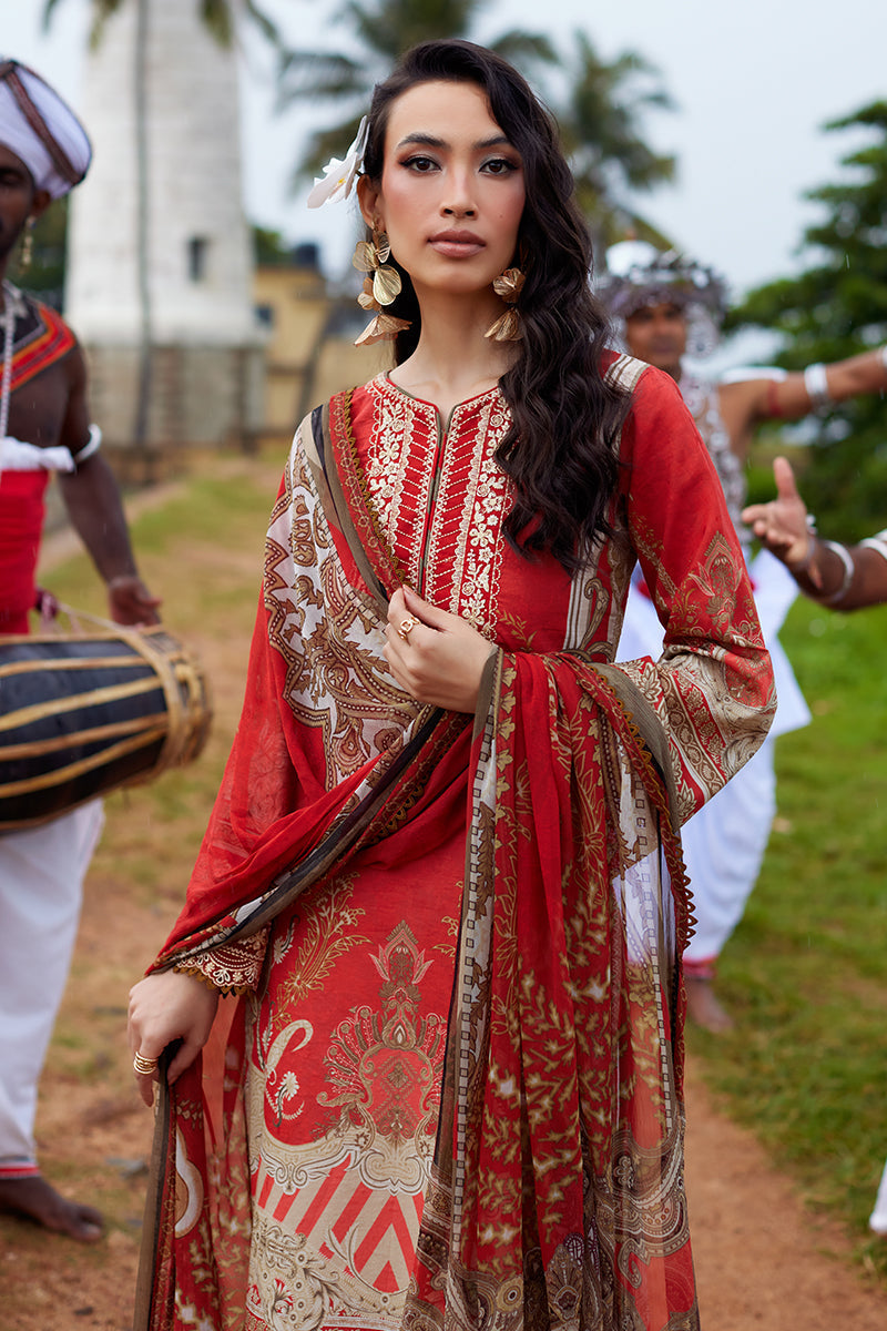 Gulaal | Saffira Lawn 25 | Zhuri - House Of Hania