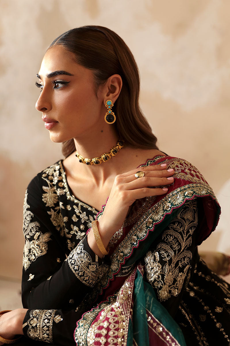 Gulaal | Shehrnaaz Raw Silk | Nazmil - House Of Hania