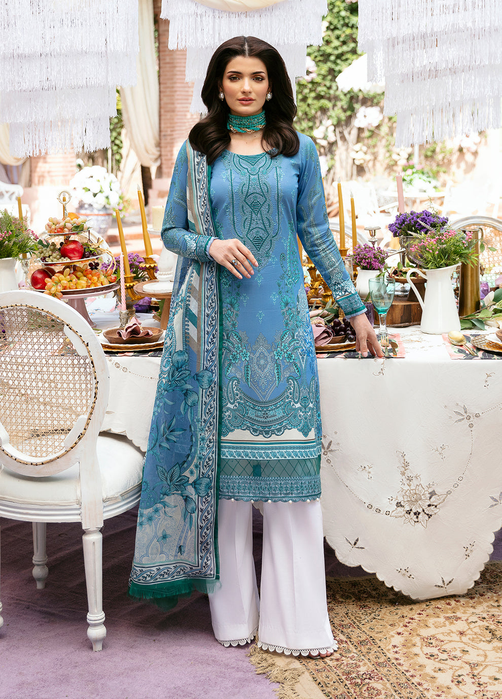 Gulaal | Summer Glow Lawn 24 | ELAINE (GL-L-24V3-07) - House Of Hania