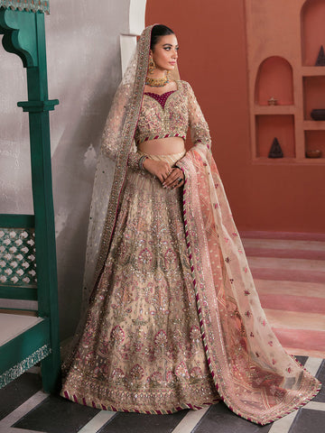 Gulaal | Wedding Formals | ANSHAH GL-WS-22V1-28 (IVORY WHITE LEHNGA CHOLI) - House Of Hania