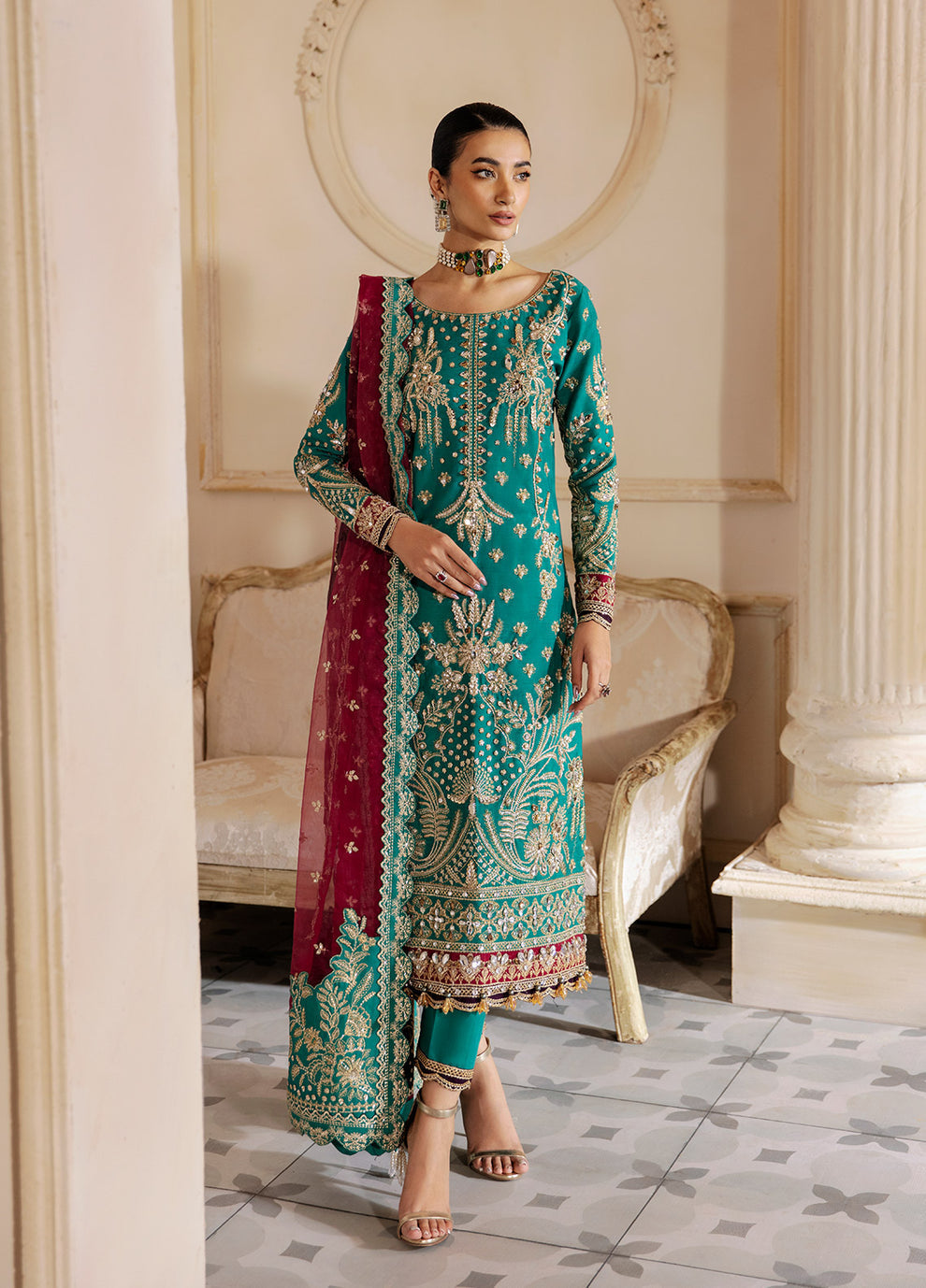 Gulaal | Wedding Formals | Amirah GL-WS-23V1-40 - House Of Hania