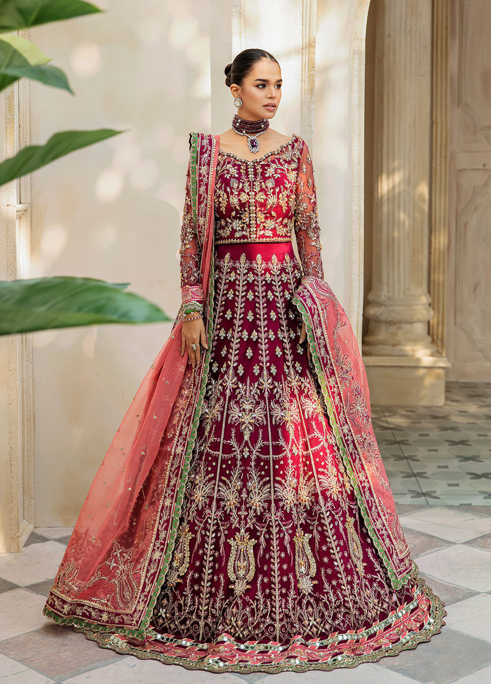 Gulaal | Wedding Formals | Ashmiza GL-WS-23V1-36 - House Of Hania
