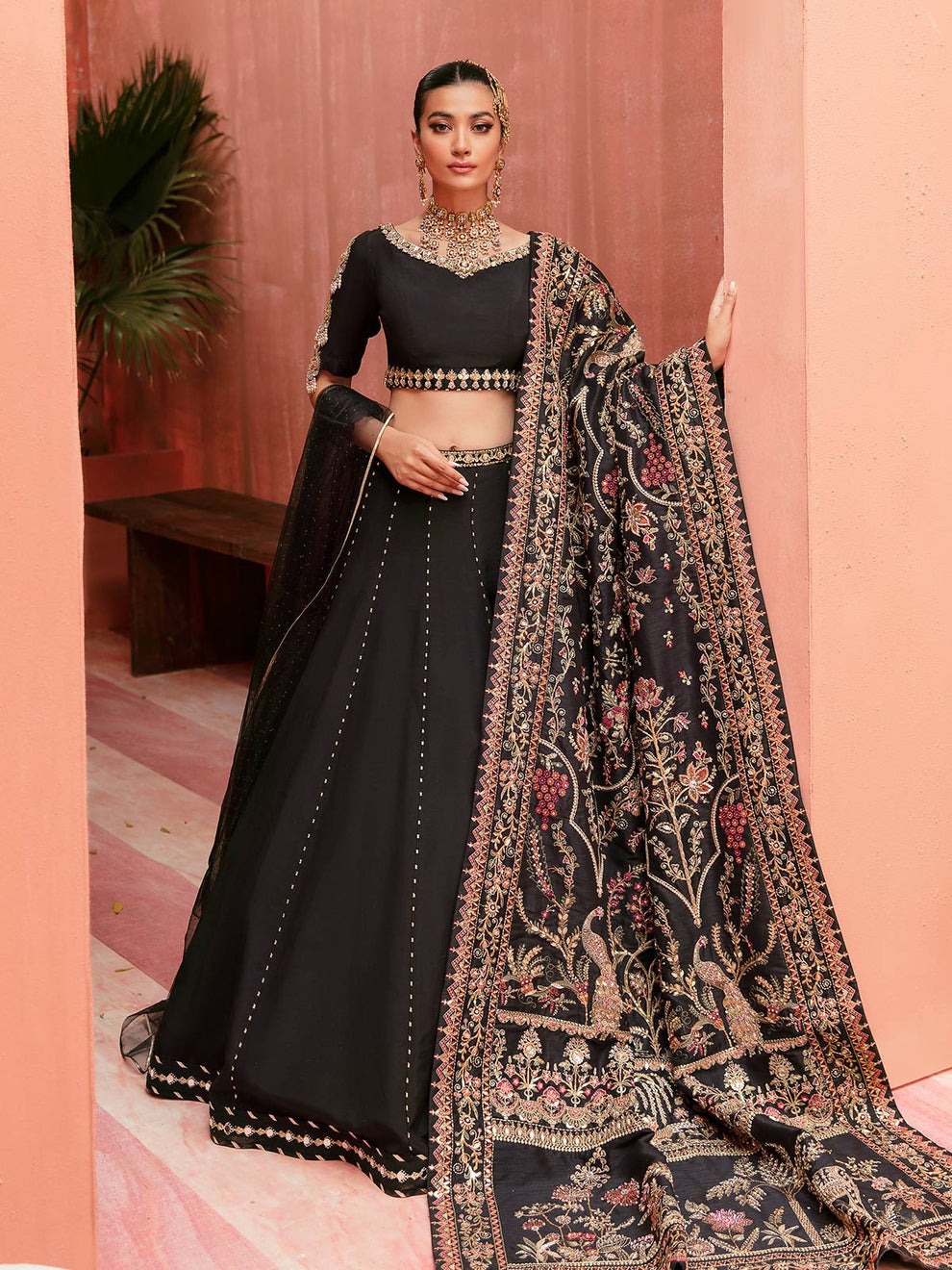 Gulaal | Wedding Formals | MAYAL GL-WS-22V1-32 (LEHNGA AND CHOLI) - House Of Hania
