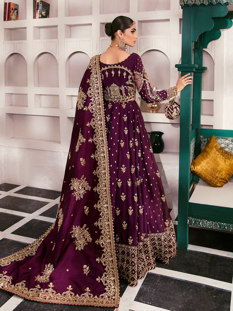 Gulaal | Wedding Formals | SHAZMINAH GL-WS-22V1-31 (LEHNGA AND CHOLI) - House Of Hania