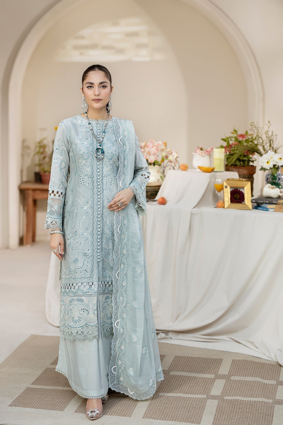 House of Nawab | Zora Luxury Lawn 24 | QAIS - House Of Hania