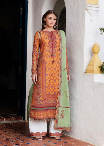 Hussain Rehar | Eid Luxury Lawn SS/24 | Amira - House Of Hania