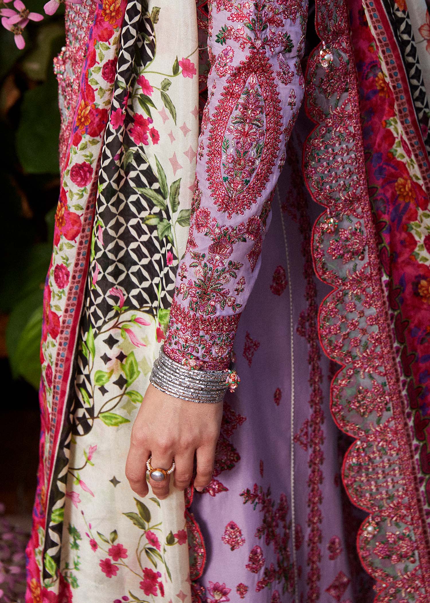 Hussain Rehar | Eid Luxury Lawn SS/24 | Ayzel - House Of Hania