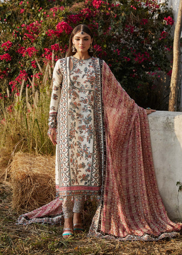 Hussain Rehar | Eid Luxury Lawn SS/24 | Elara - House Of Hania
