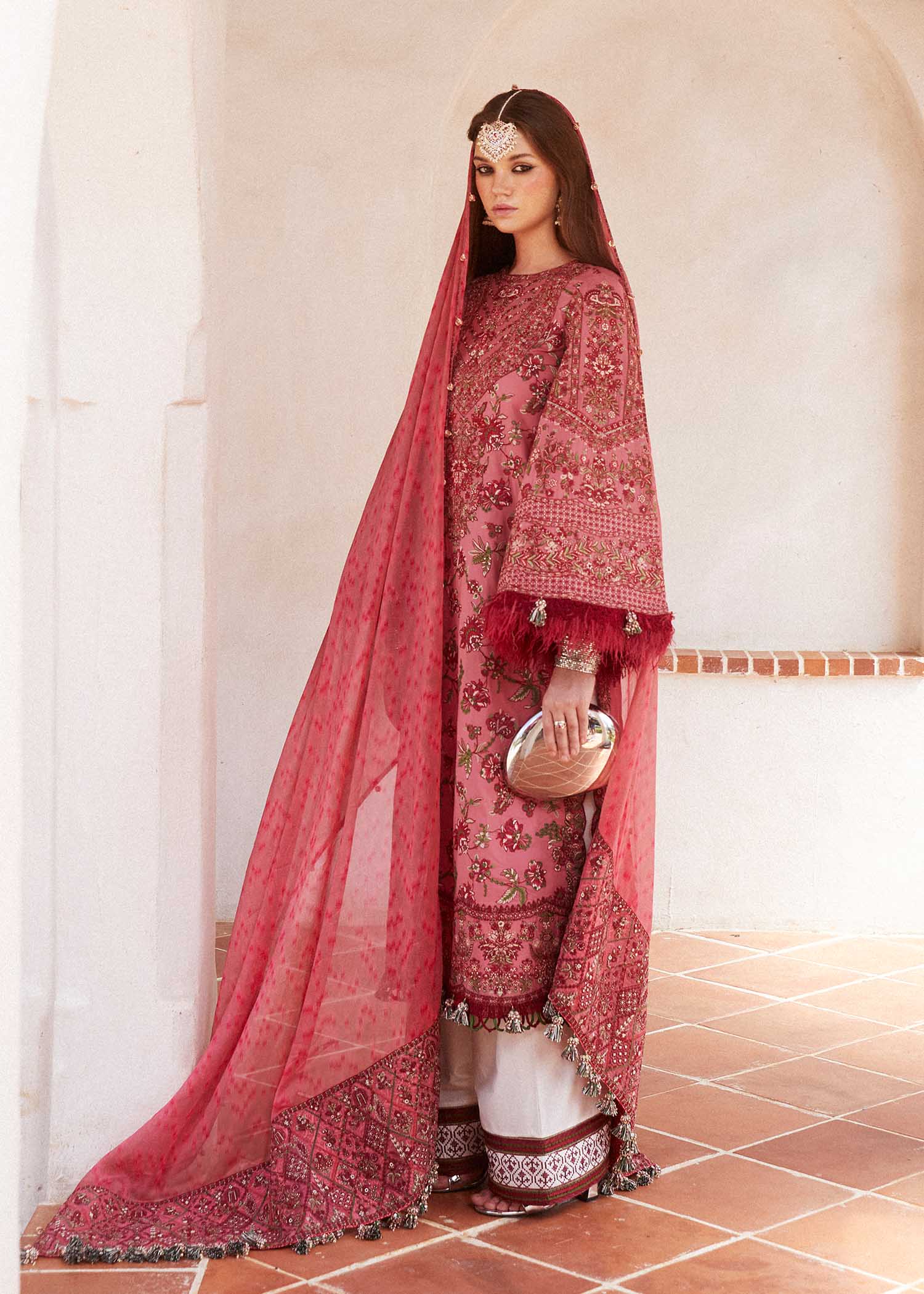 Hussain Rehar | Eid Luxury Lawn SS/24 | Layla - House Of Hania