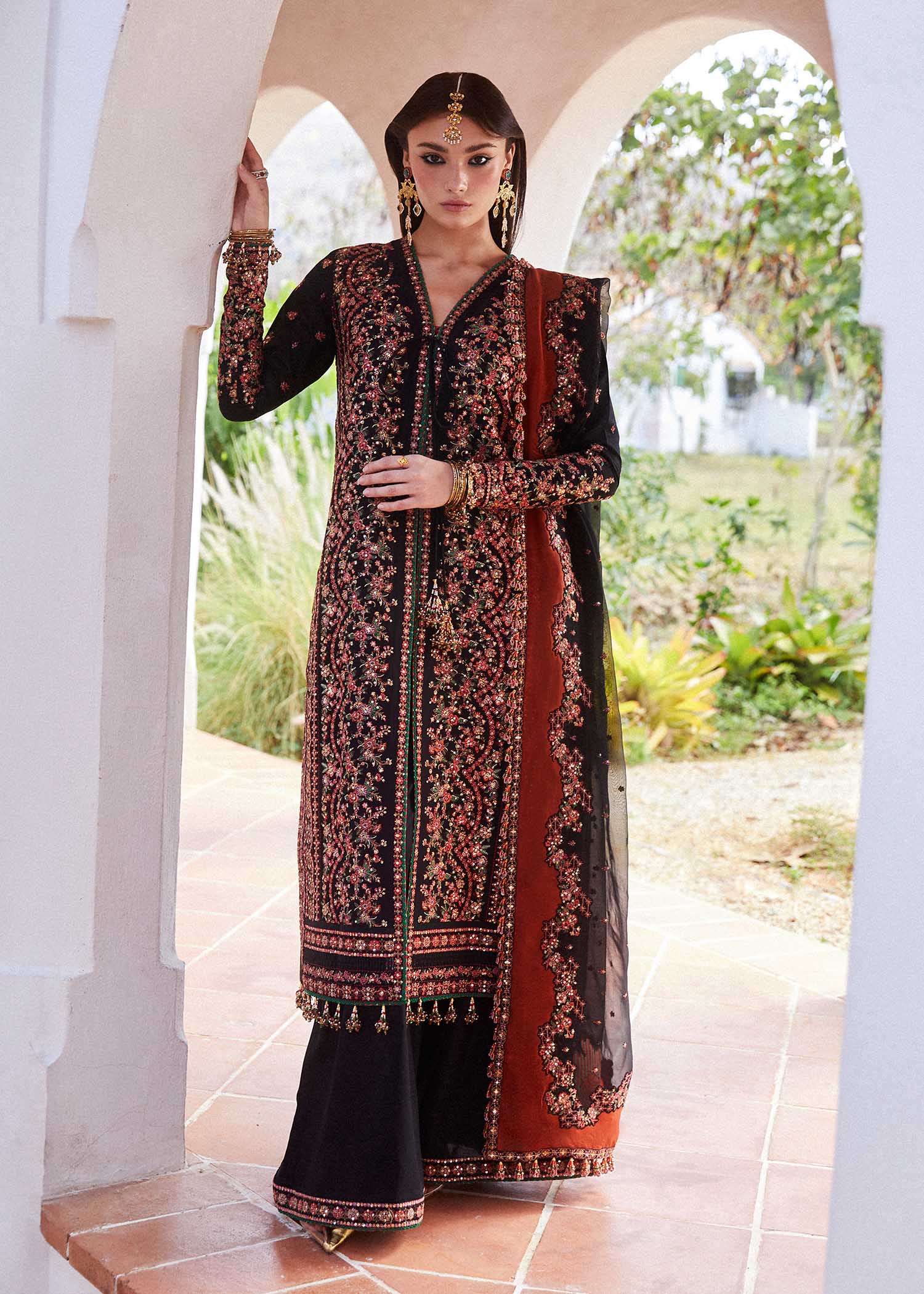 Hussain Rehar | Eid Luxury Lawn SS/24 | Sifouna - House Of Hania