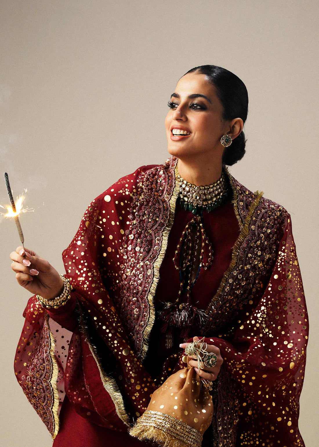 Hussain Rehar | Luxury Formals | Surkh - House Of Hania