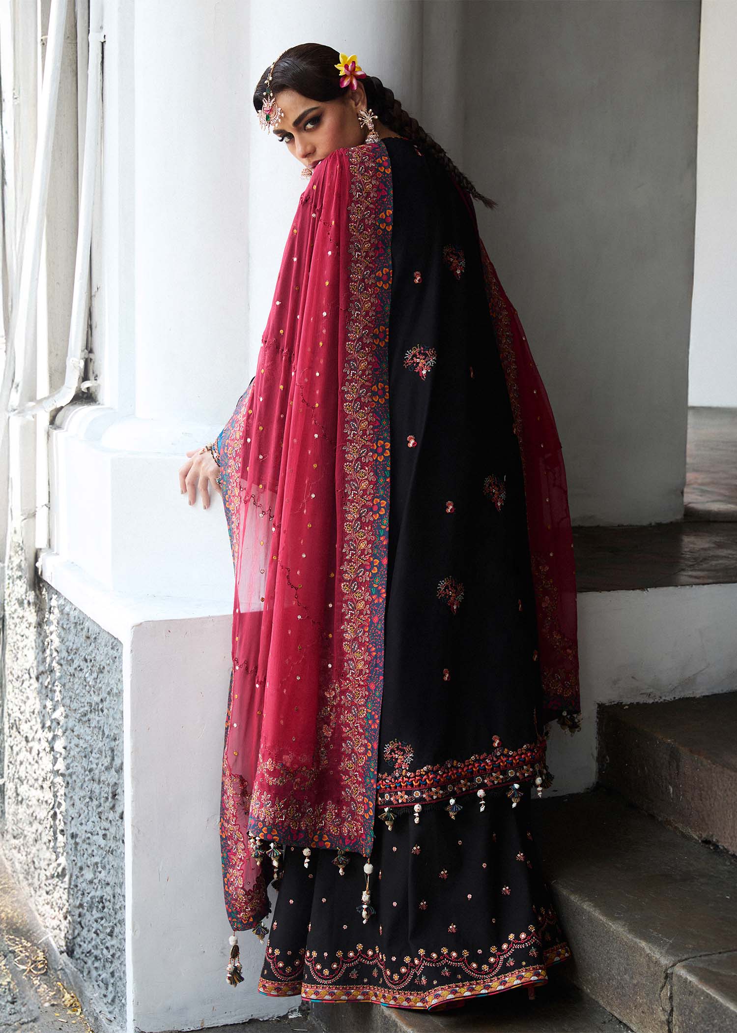 Hussain Rehar | Luxury Lawn 25 | Bliz - House Of Hania