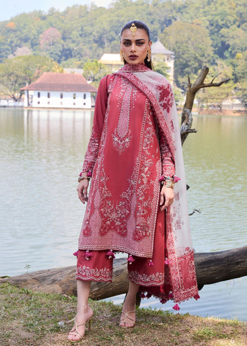 Hussain Rehar | Luxury Lawn 25 | Flare - House Of Hania
