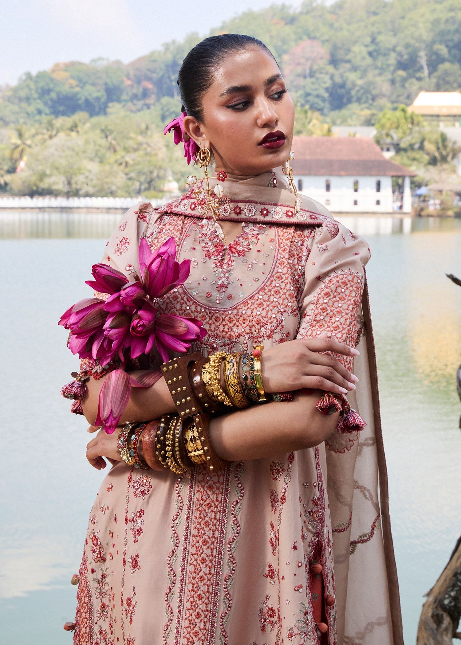 Hussain Rehar | Luxury Lawn 25 | Mari - House Of Hania