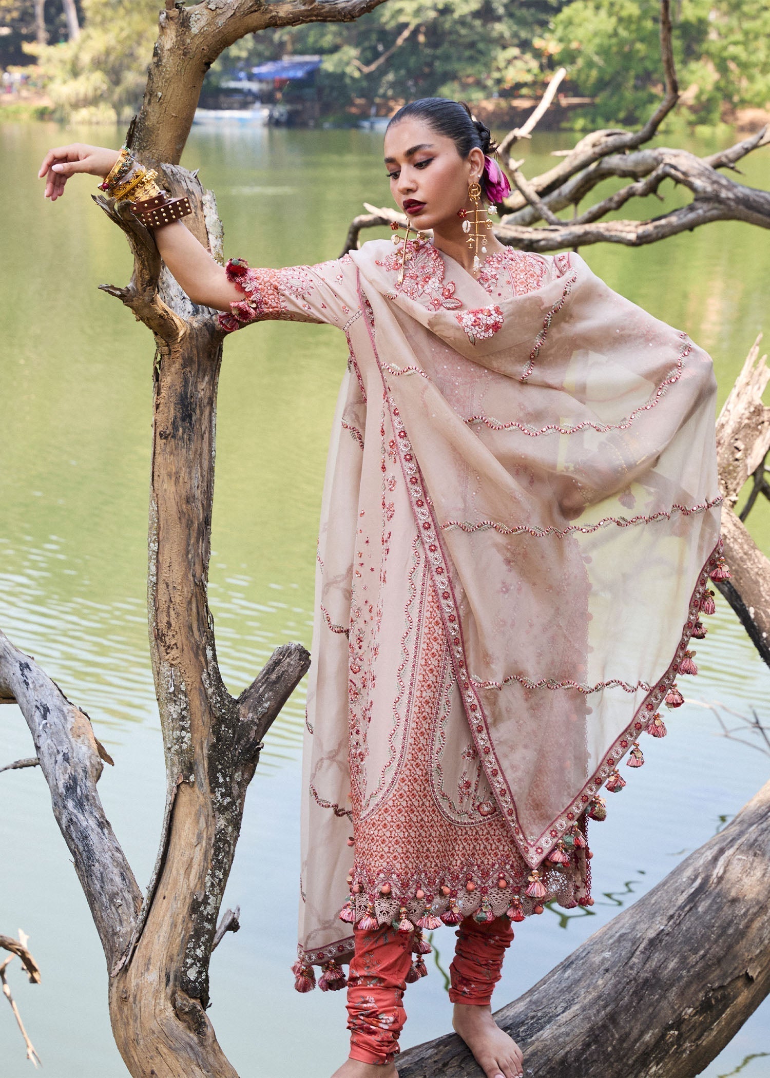 Hussain Rehar | Luxury Lawn 25 | Mari - House Of Hania