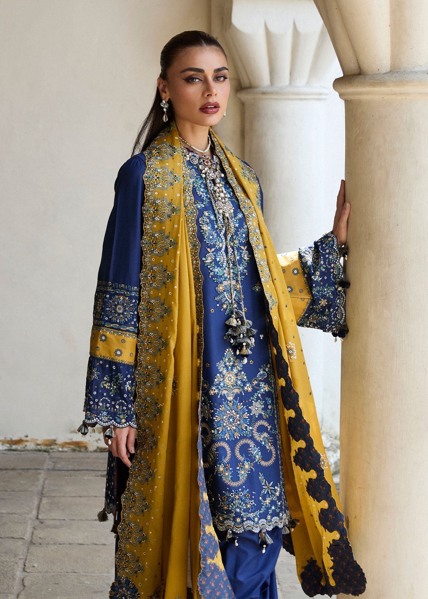 Hussain Rehar | Luxury Lawn 25 | Riviera - House Of Hania