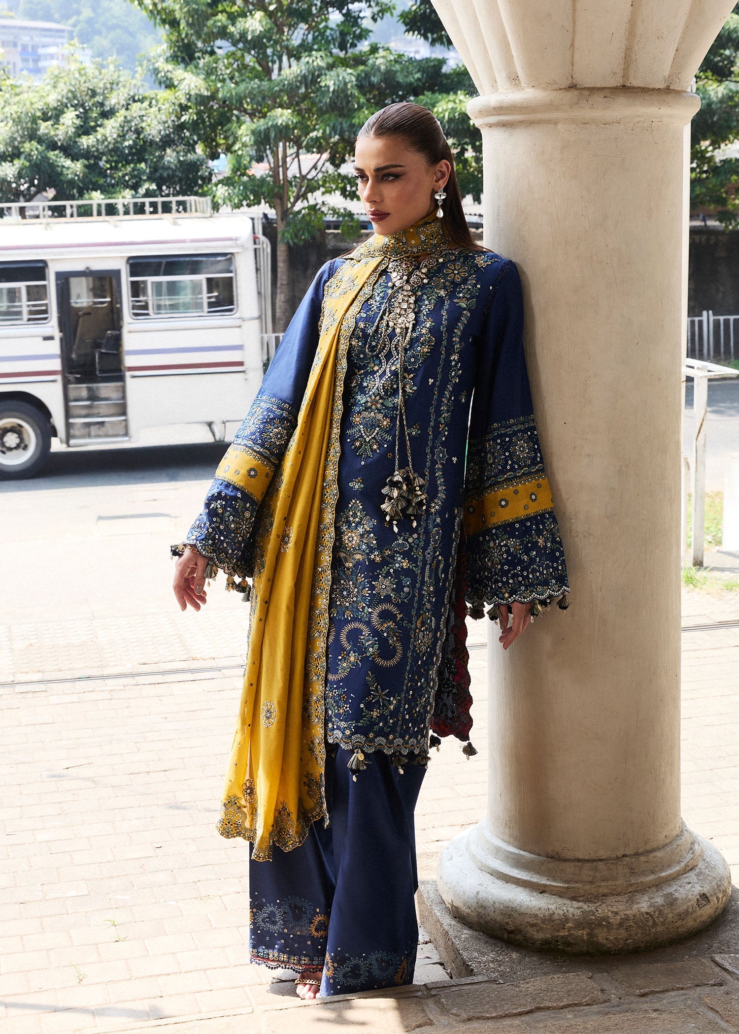 Hussain Rehar | Luxury Lawn 25 | Riviera - House Of Hania
