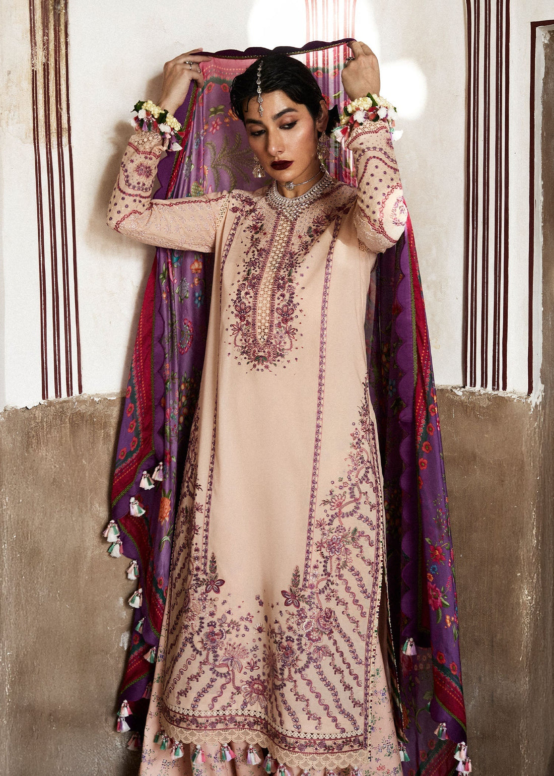 Hussain Rehar | Nirmal SS 25 | Lehr - House Of Hania