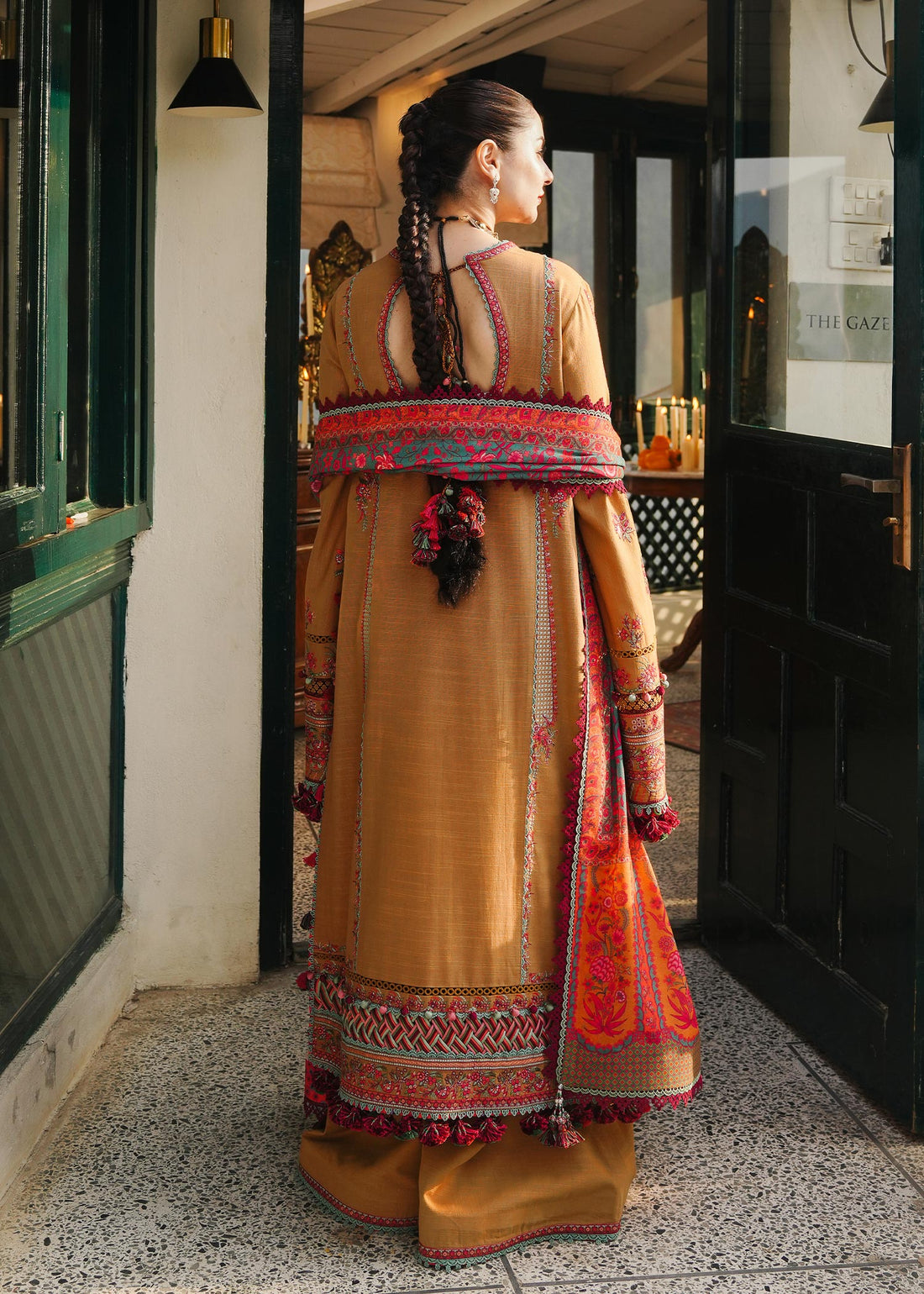 Hussain Rehar | Winter Shawl 24 | Horain - House Of Hania