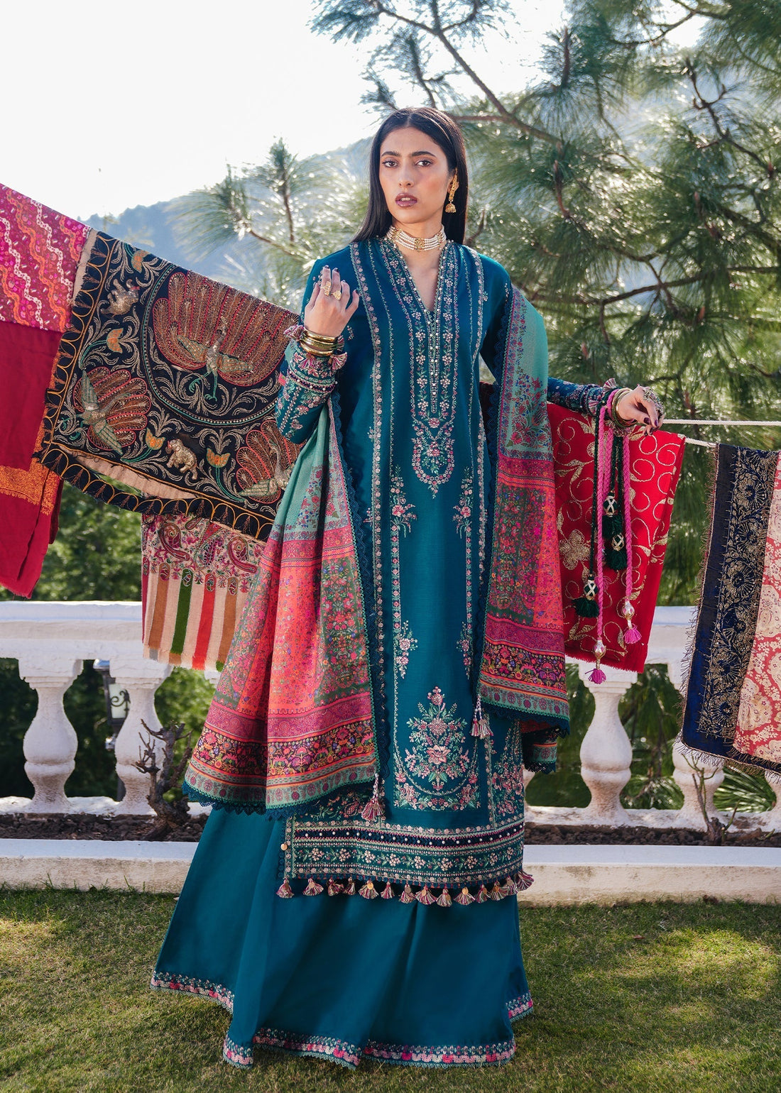 Hussain Rehar | Winter Shawl 24 | Jamil - House Of Hania