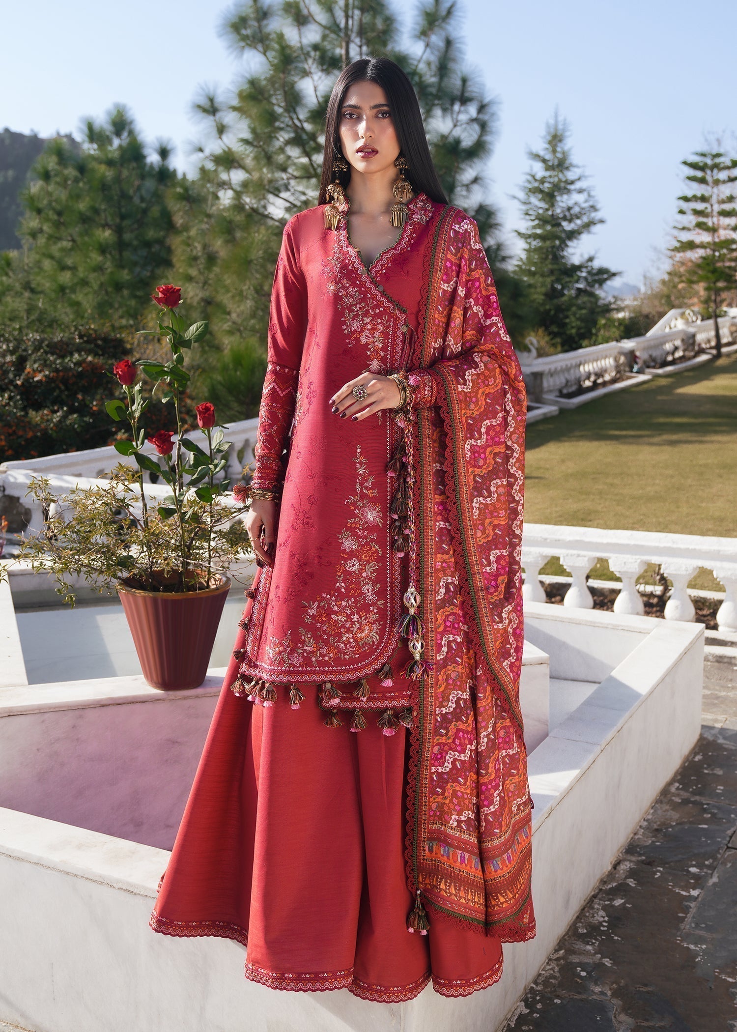 Hussain Rehar | Winter Shawl 24 | Mana - House Of Hania