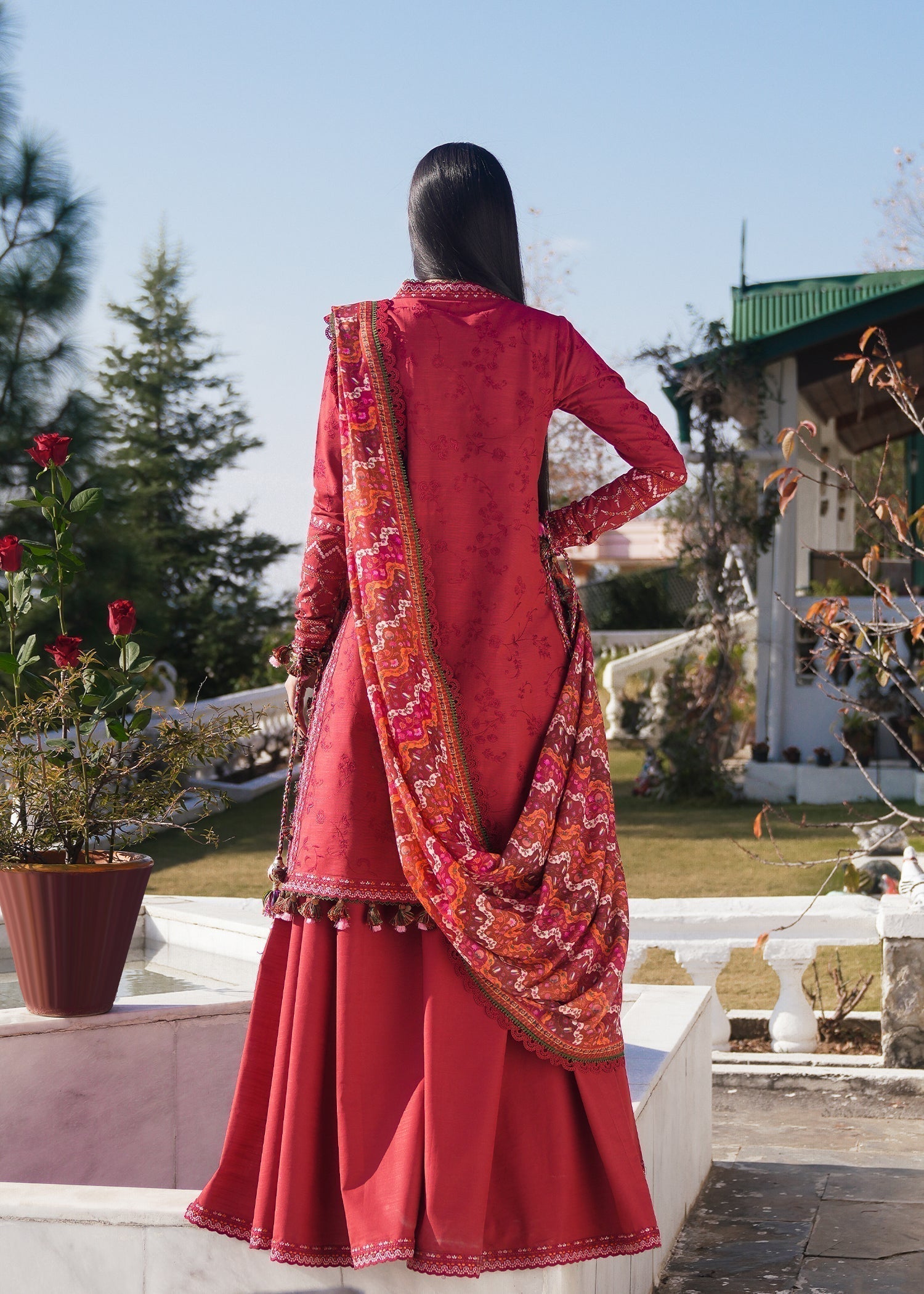 Hussain Rehar | Winter Shawl 24 | Mana - House Of Hania