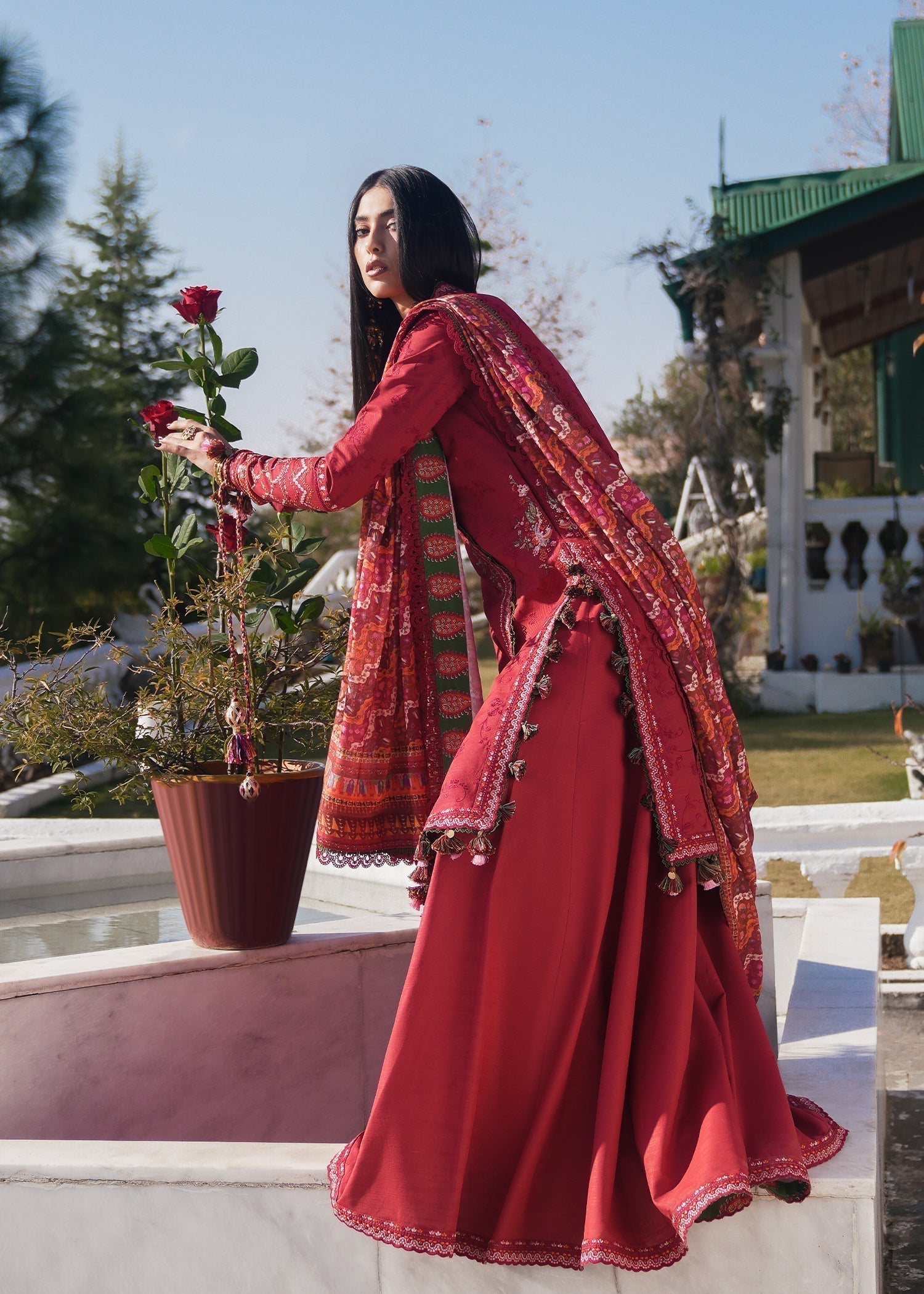 Hussain Rehar | Winter Shawl 24 | Mana - House Of Hania