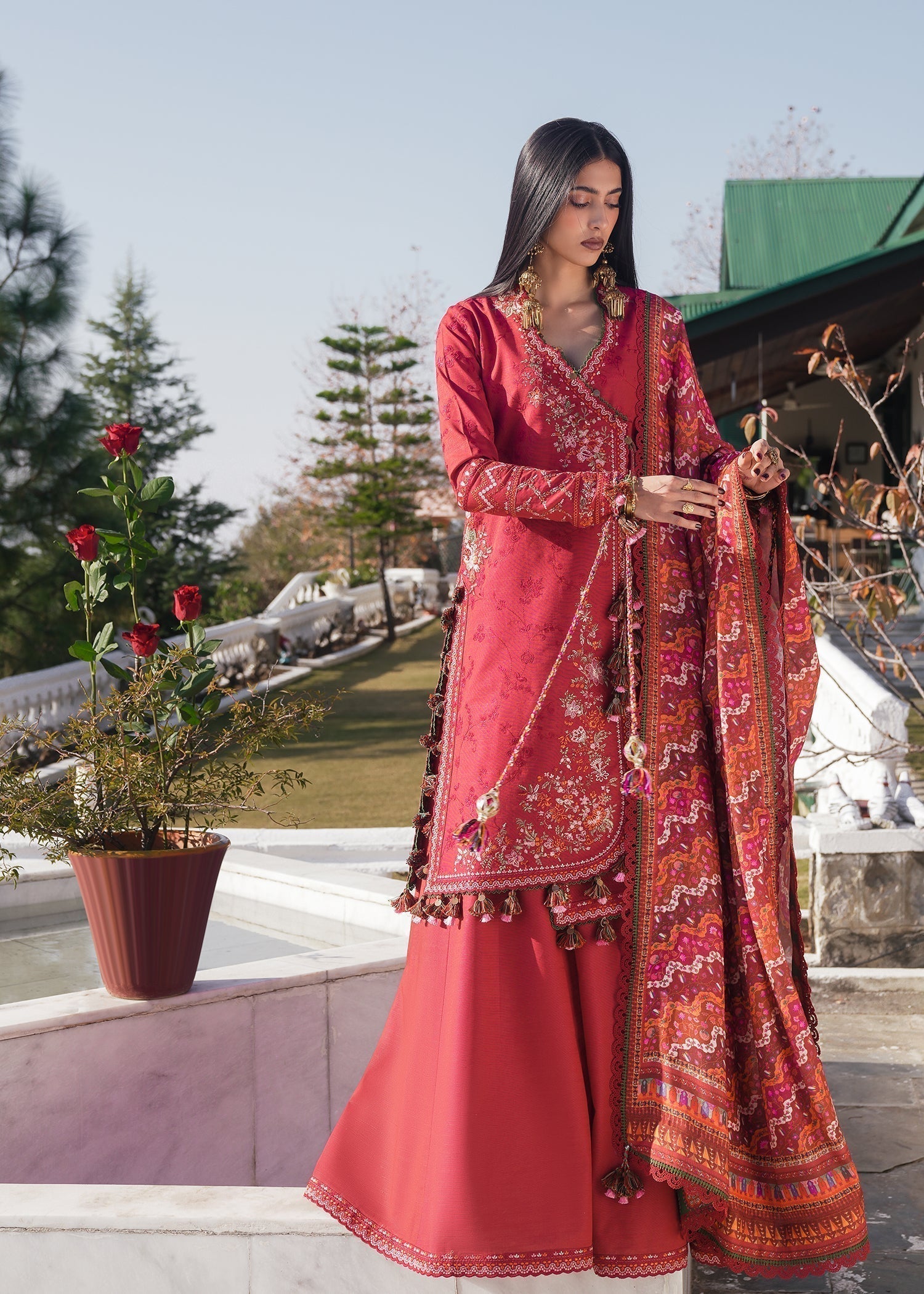 Hussain Rehar | Winter Shawl 24 | Mana - House Of Hania