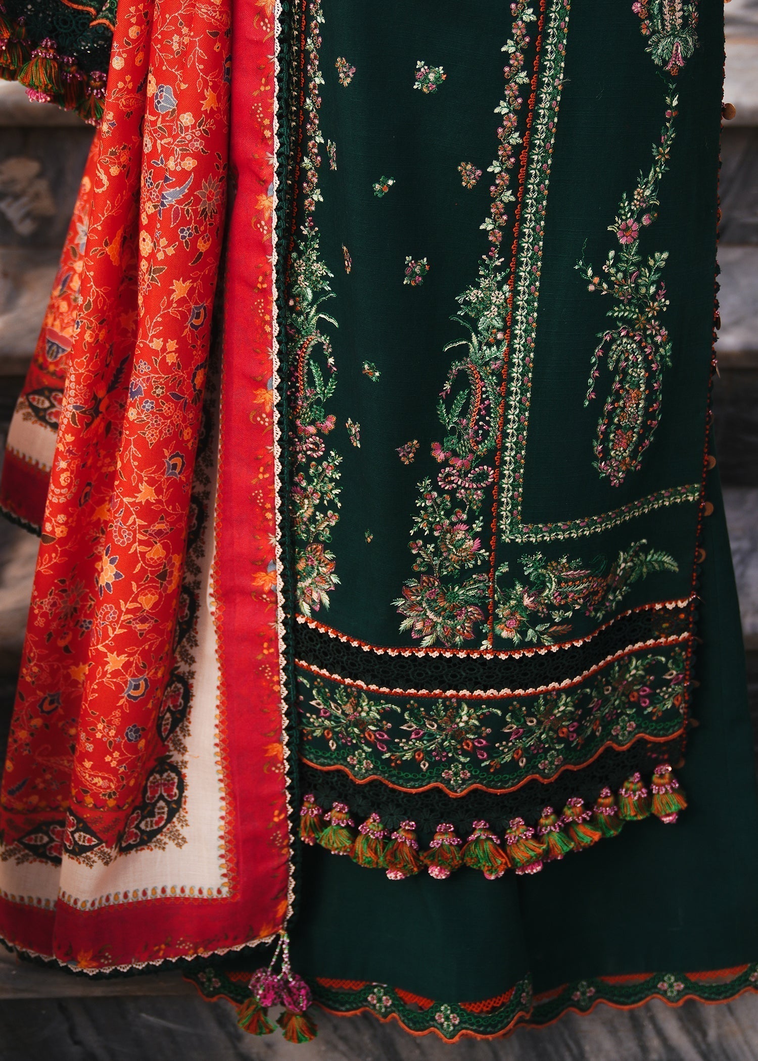 Hussain Rehar | Winter Shawl 24 | Masarrah - House Of Hania