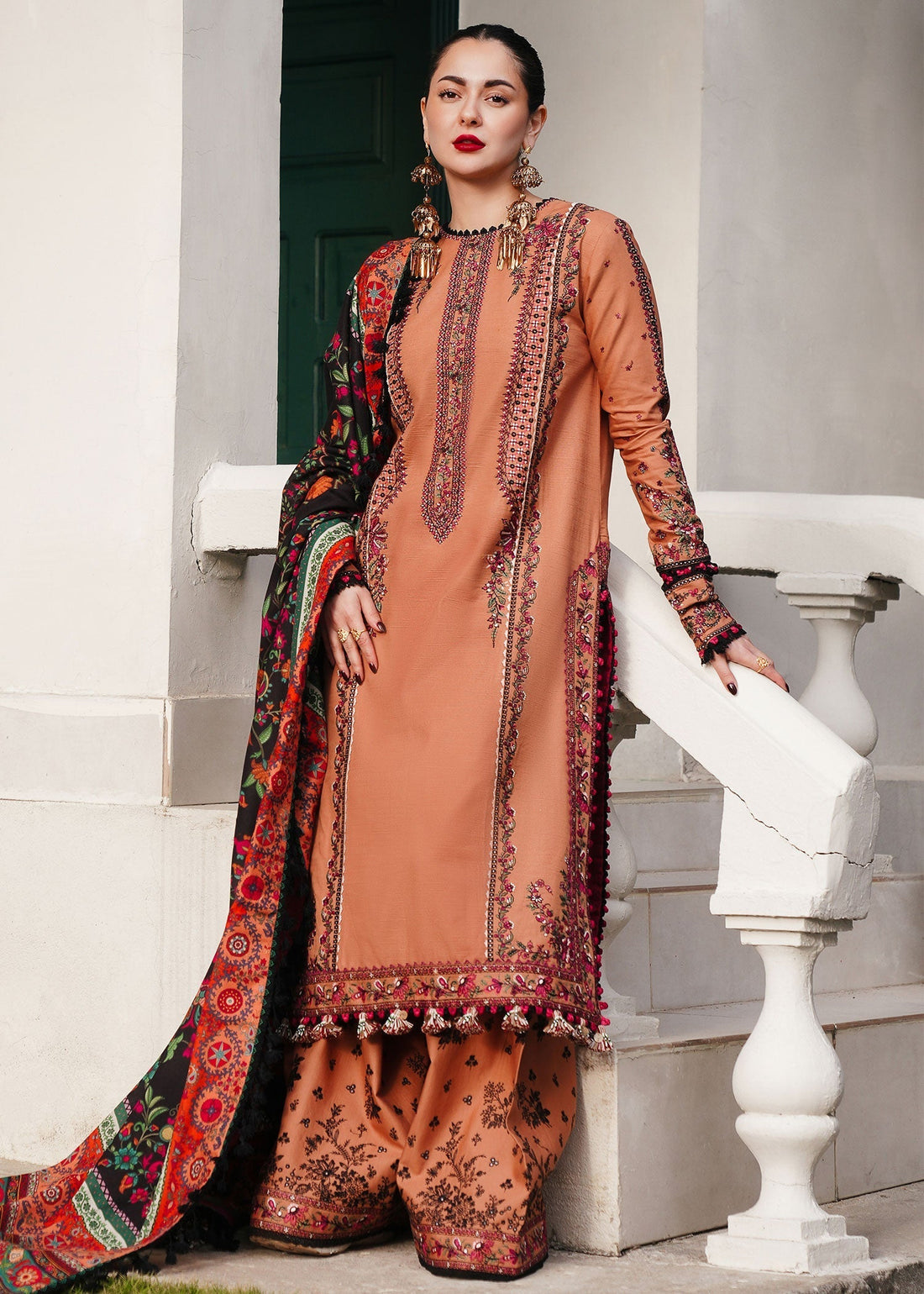 Hussain Rehar | Winter Shawl 24 | Sahira - House Of Hania