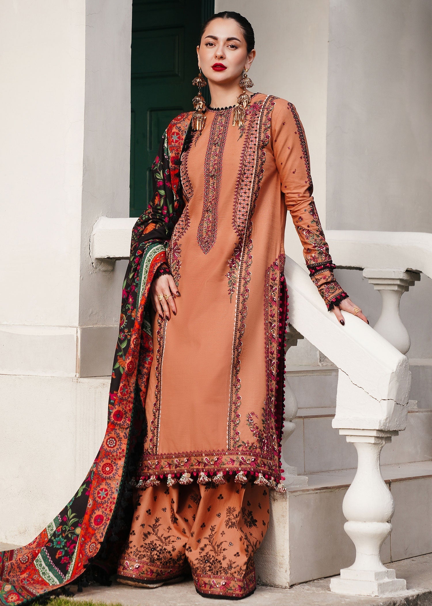 Hussain Rehar | Winter Shawl 24 | Sahira - House Of Hania