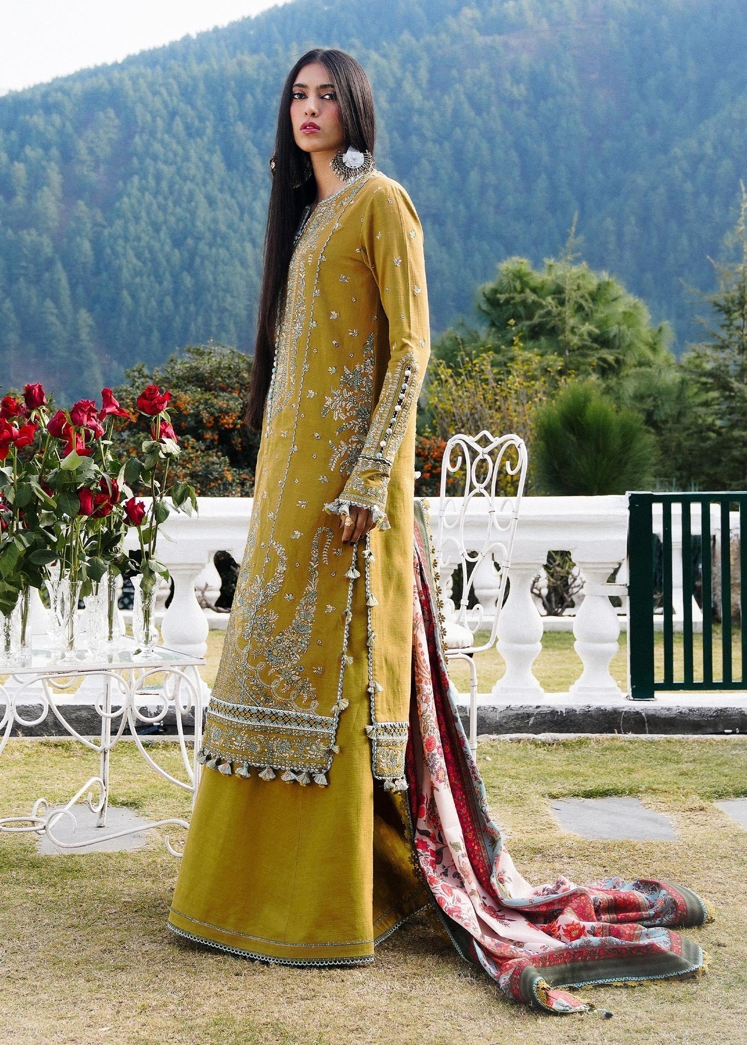 Hussain Rehar | Winter Shawl 24 | Sehr - House Of Hania