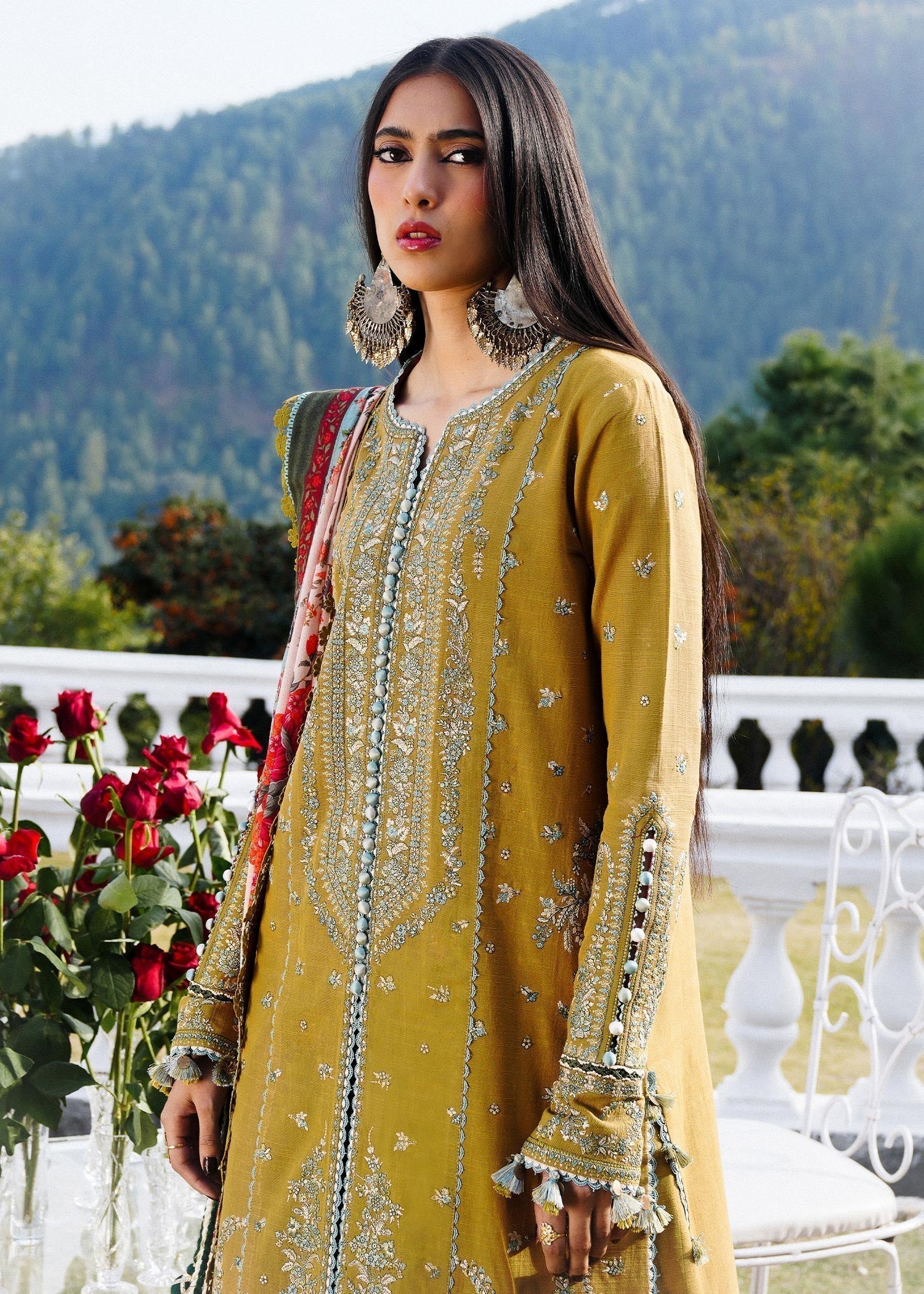 Hussain Rehar | Winter Shawl 24 | Sehr - House Of Hania