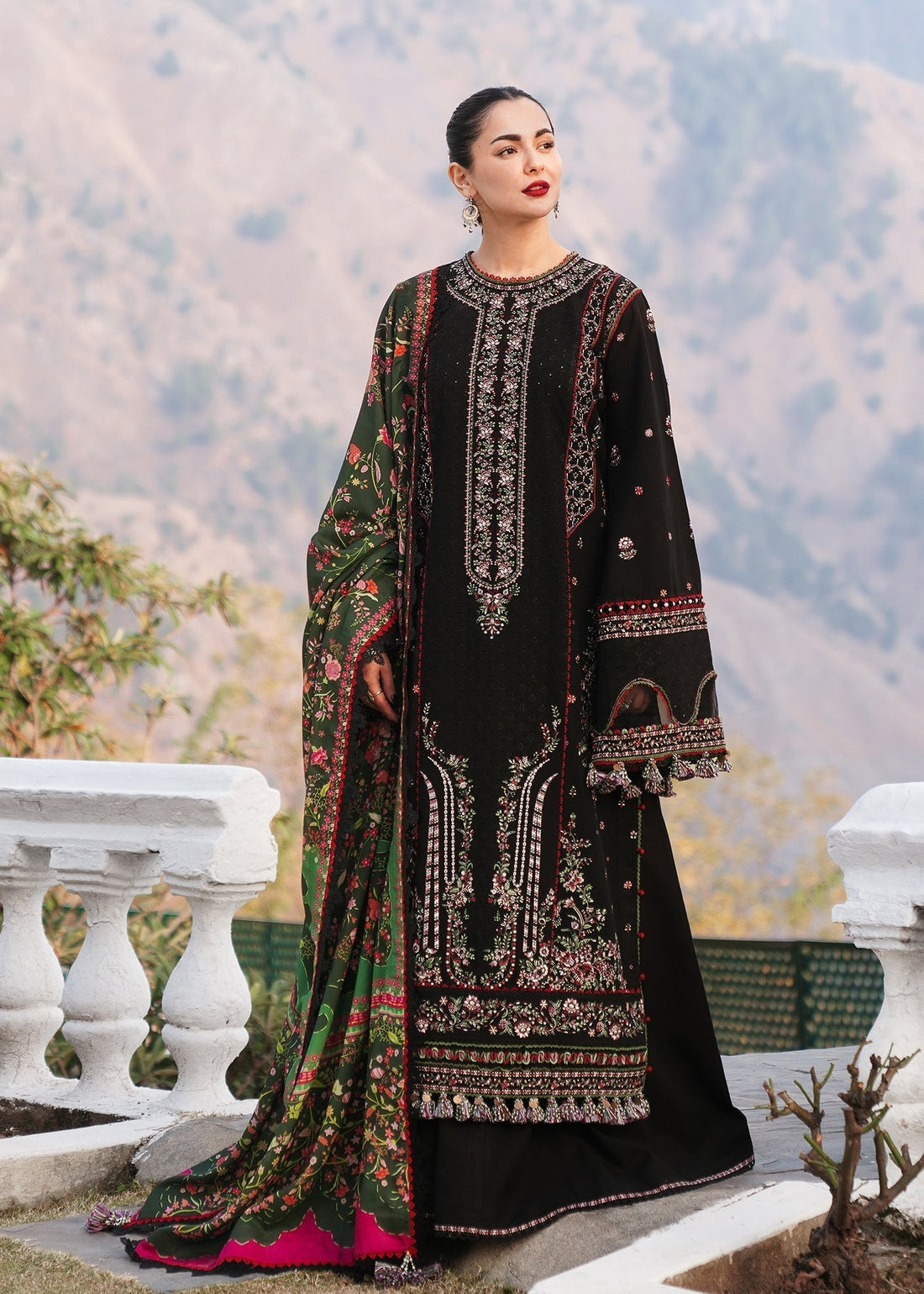 Hussain Rehar | Winter Shawl 24 | Zobia - House Of Hania