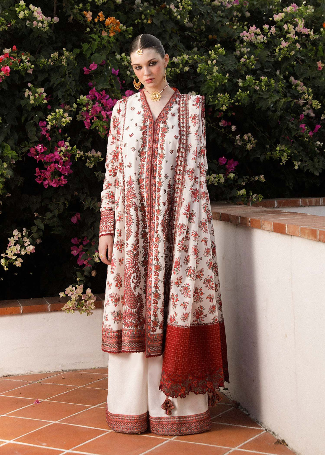 Hussain Rehar | Zaiba-Eid Lawn Collection24 | Safaid - House Of Hania